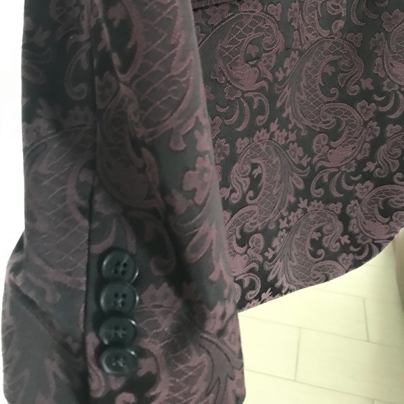 Kenneth Cole Slim-Fit Paisley Dinner Jacket - Picture 6 of 6